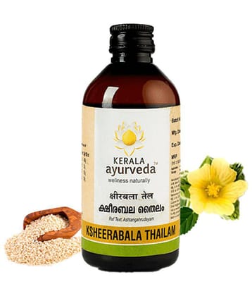 Kerala Ayurveda Ksheerabala Thailam 200ml, Foot Massage Oil, For Relaxation and Sleep,Non-Habit Forming Herbal Sleep Promoter