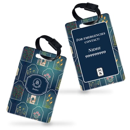 Bahaar Jaroka Bag Tag-Navy