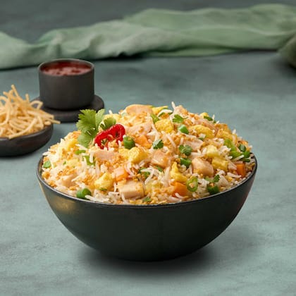 Chicken Burnt Garlic Fried Rice Bowl