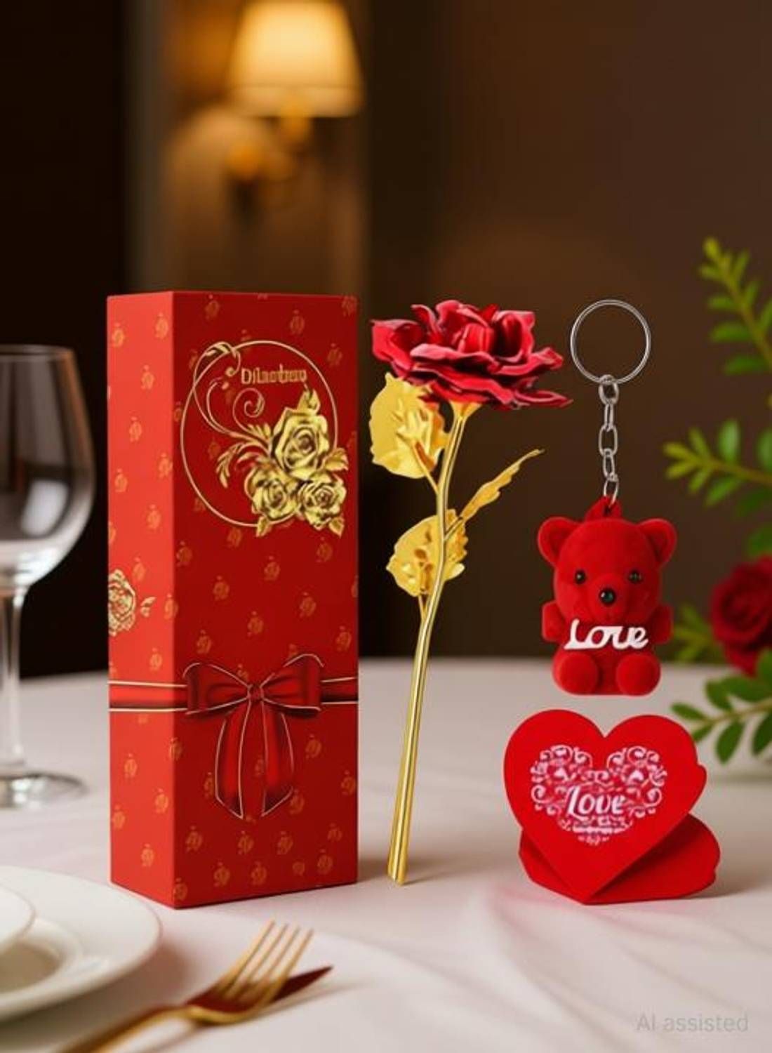 Oajao Artificial Flower, Greeting Card, Keychain Gift S...