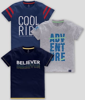 CODEZ Pack of 1 Boys Cotton Blend Polo T-Shirt ( Multicolor )