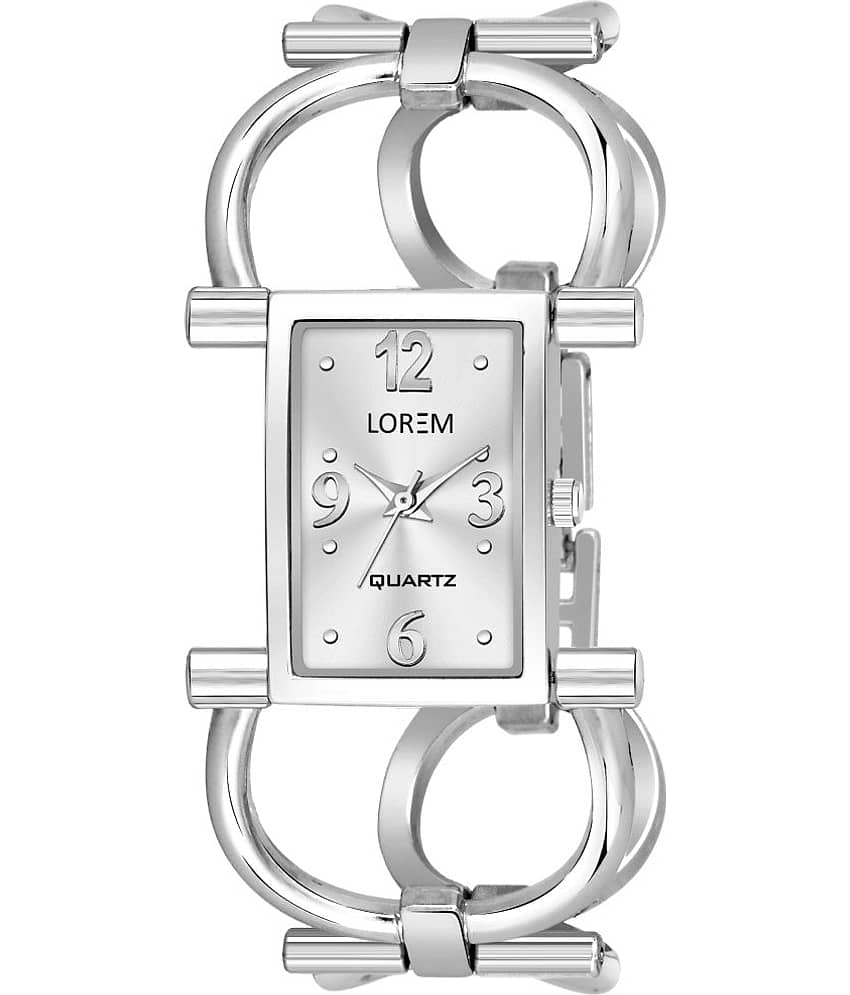 Lorem Silver Metal Analog Womens Watch