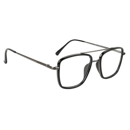 TERRY & CO Zero Power Blue Cut Eyeglasses | Metal Frame | Anti-Reflective, UV Protection, Lightweight | Spring Hinges | Unisex