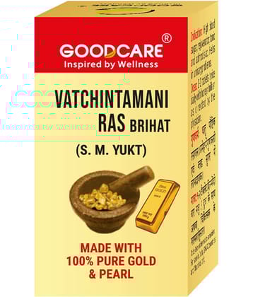 Goodcare Vatchintamani Ras Brihat Tablets, Ayurvedic Relief for Joint Pain and Stiffness, Supports Vata Balance and Strength 10 No.s