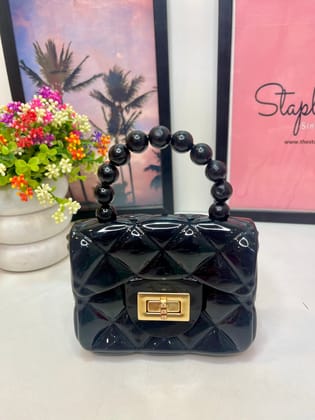 Miniature Sling Bag | Mini Silicon Bag (1pc)-Black