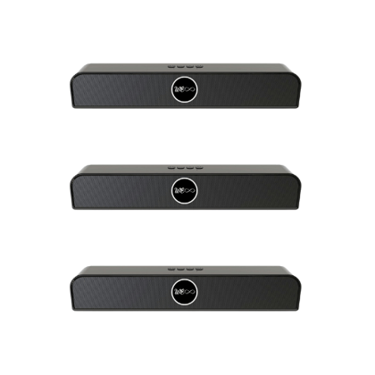 Walta Elite PARTY ‘O’ BAR speaker with Connectivity of Bluetooth,USB & AUX- Black (Pack of 3)