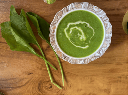 Chicken Spinach Corn Soup