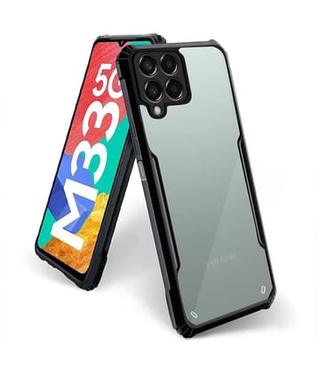 VAKIBO Plain Cases Compatible For Rubber Samsung Galaxy M33 ( Pack of 1 )