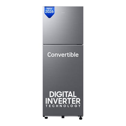 Samsung 236 L, 3 Star, Convertible, Digital Inverter Frost Free Double Door Refrigerator (RT40H28U3THL, Silver, Refined Inox, 2026 Model) Samsung 236 L, 3 Star, Convertible, Digital Inverter Frost Free Double Door Refrigerator (RT40H28U3THL, Silver, Refi Samsung 236 L, 3 Star, Convertible, Digital Inverter Frost Free Double Door Refrigerator (RT40H28U3THL, Silver, Refined Inox, 2026 Model) Samsung 236 L, 3 Star, Convertible, Digital Inverter Frost Free Double Door Refrigerator (RT40H28U3THL, Silver, Refi