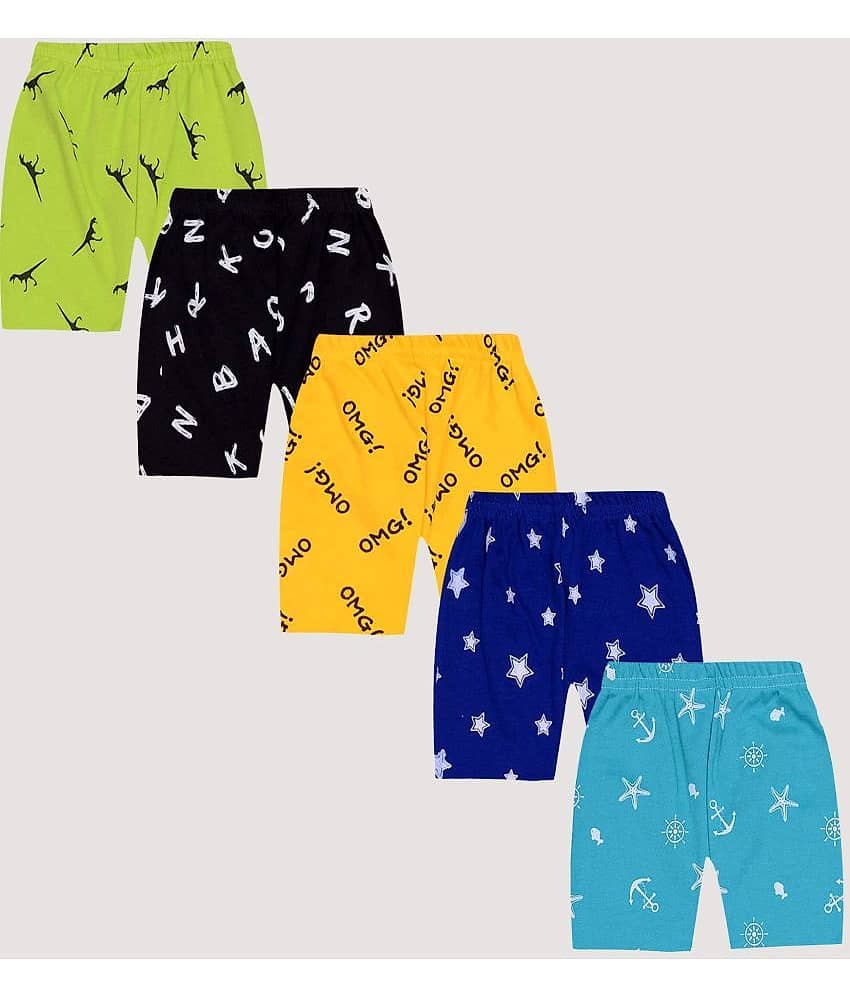 Kuchipoo Pack of 5 Shorts For Boys ( Multicolor )