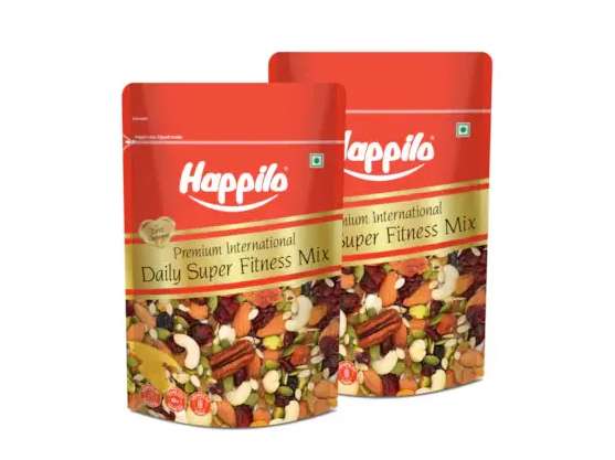 Happilo Premium International Daily Super Fitness Mix 160g (Pack of 2)