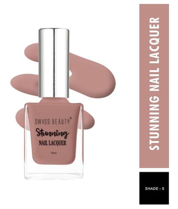 Swiss Beauty Stunning Nail Polish Beige Crme Pack of 3 10 mL