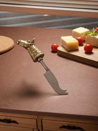 Equi Edge Cheese Knife-Gold