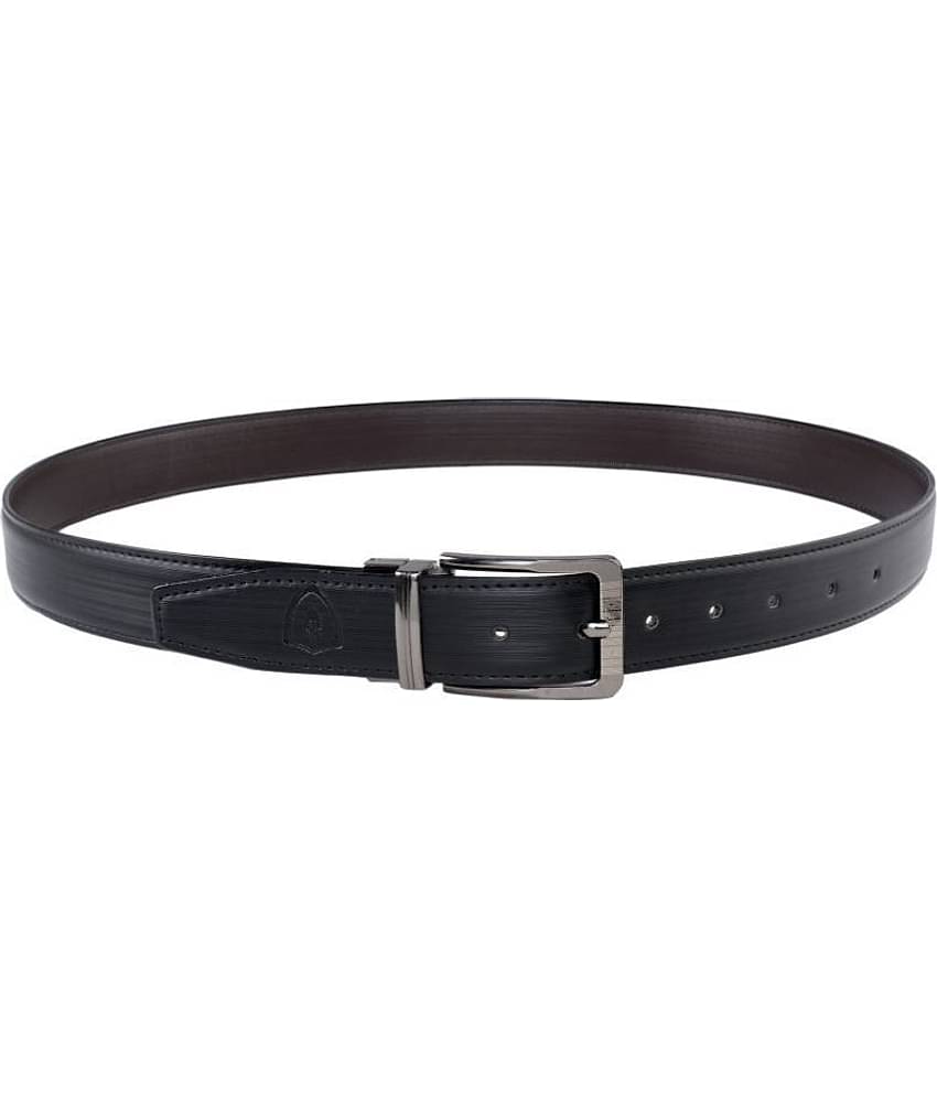 Keviv Black Leather Casual Belt