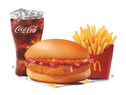 EVM Korean McAloo Tikki Burger