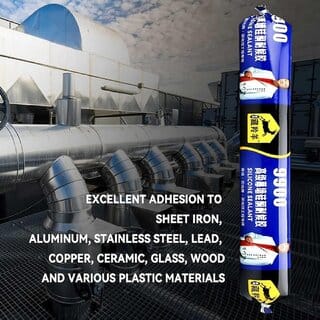 Waterproof Silicone Sealant Adhesive for Roof Leakage Repair Weather Resistant For Concrete, Metal, Steel, Aluminu