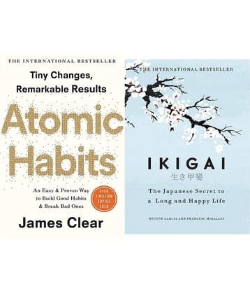Ikigai and Atomic Habits Combo (Set of 2)- Paperback