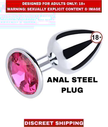 Sexual Wellness Anal Plug A1 Anal Small Size Smooth Steel Diamond Anal Steel Plug Satisfier For Unisex