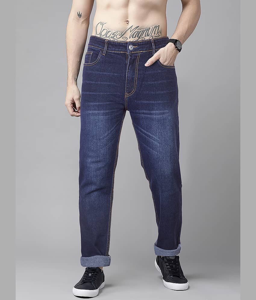 JB JUST BLACK Slim Fit Faded Men's Jeans - Blue ( Pack of 1 )