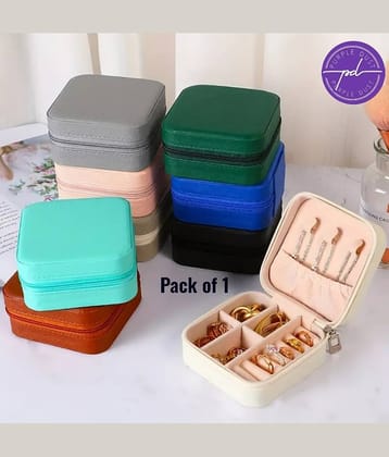 dust n shine Leather Travel Jewelry Box