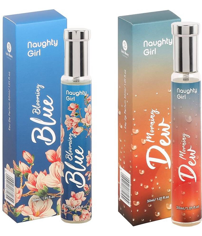 Naughty Girl Luxury EDP Morning Dew With Blooming Blue Perfumes for WomenBuy One Get One (30ml x 2)