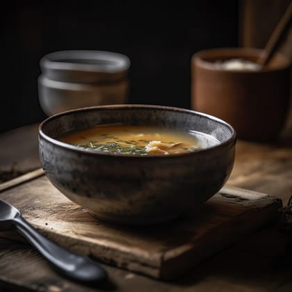 Burnt Garlic Soup