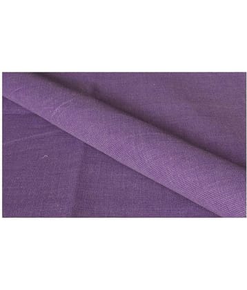 Makhanchor Purple 100 Percent Cotton Unstitched Shirt pc Single