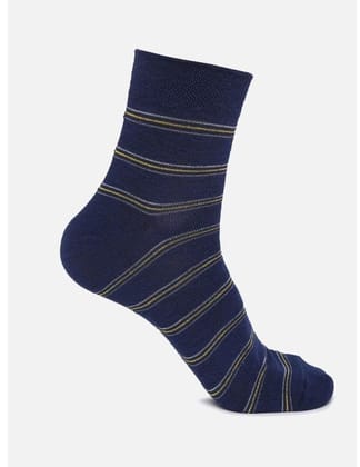 5 Pairs Men's Casual Cotton Blended Printed Mid-Calf length Socks (Assorted)-PID47587