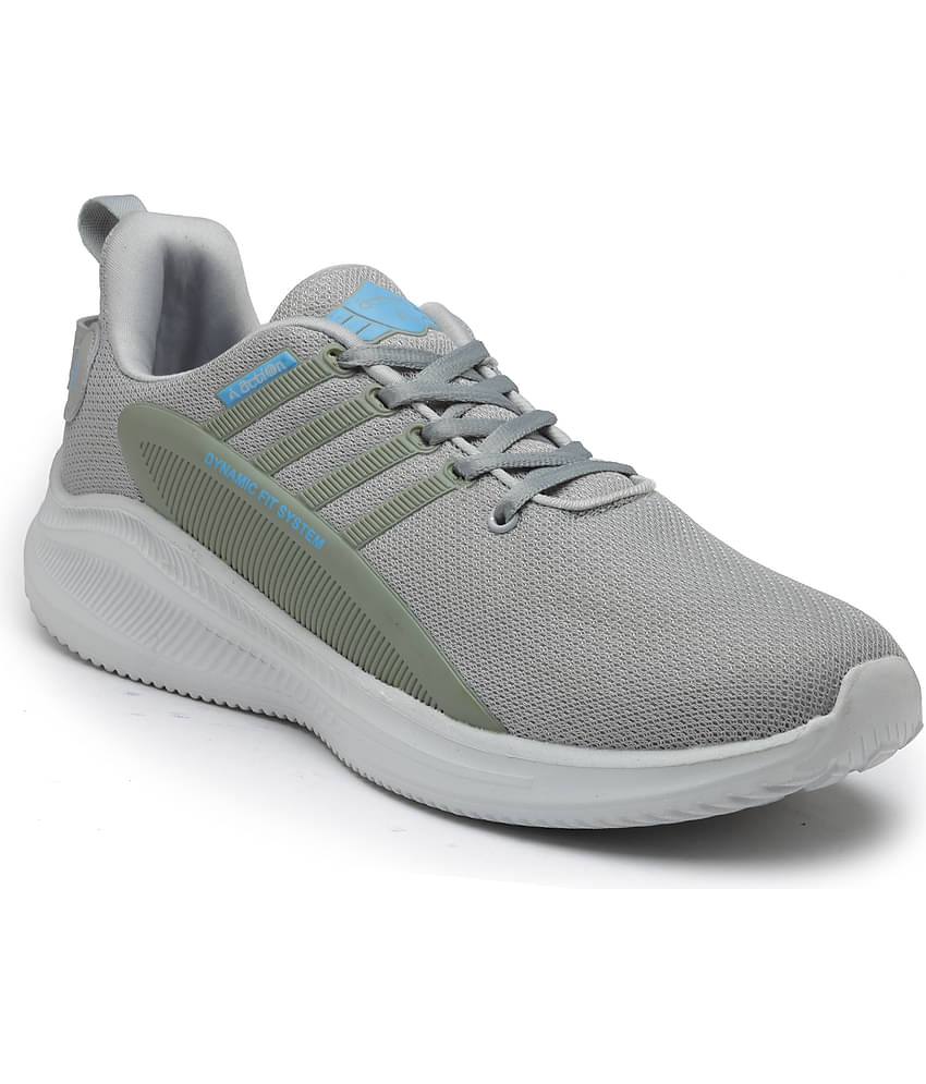 Action - Light Grey Men's Sports Running Shoes