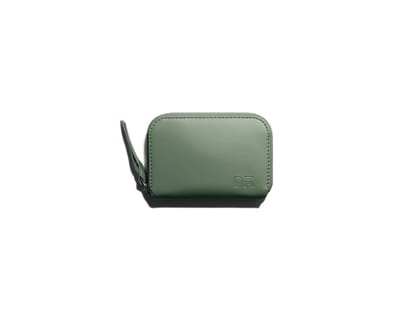 DailyObjects Vegan Leather Zipper Slim Card & Coin Wallet - Sap Green