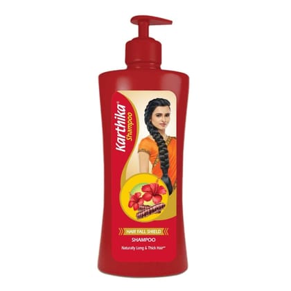 Karthika Hair Fall Shield Shampoo, With the Goodness Of Shikakai and Hibiscus, For Men & Women - 650ml
