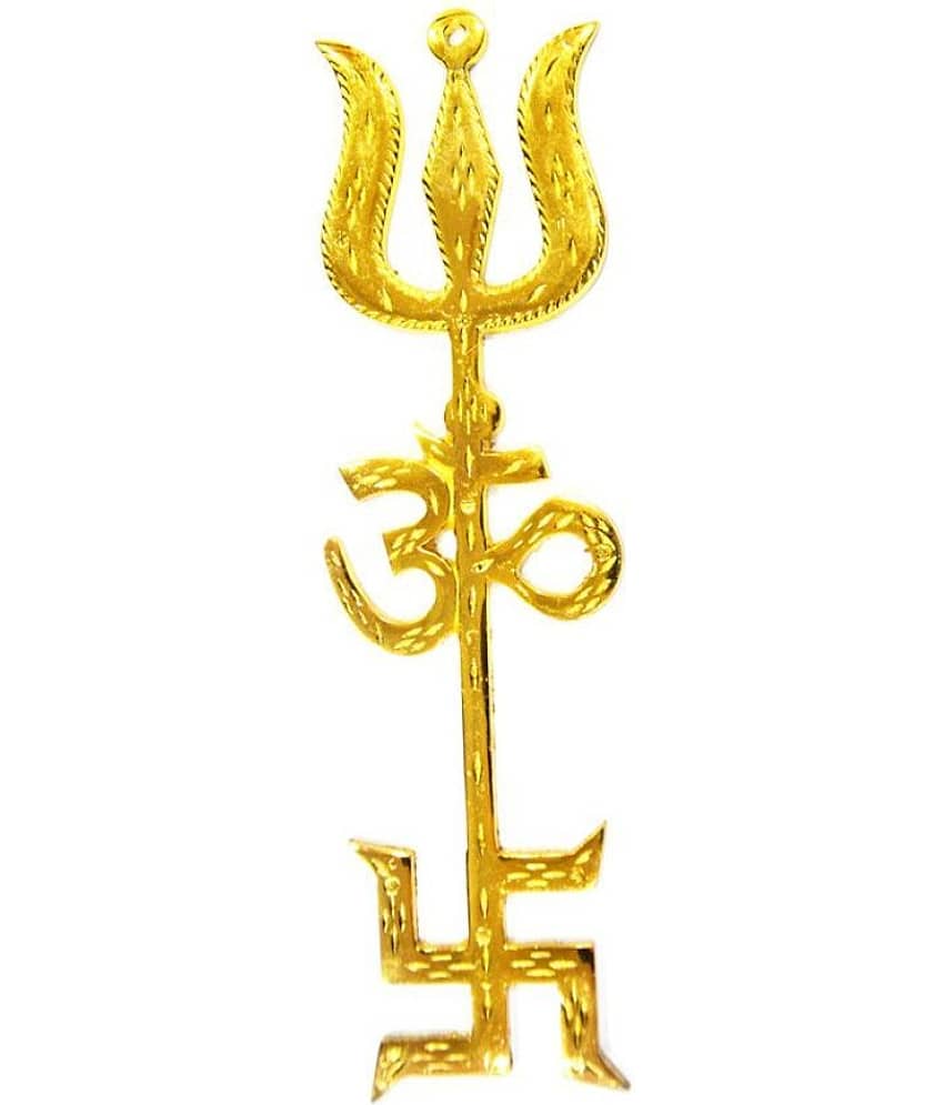 skybury - Brass Trishul (Pack of 1)