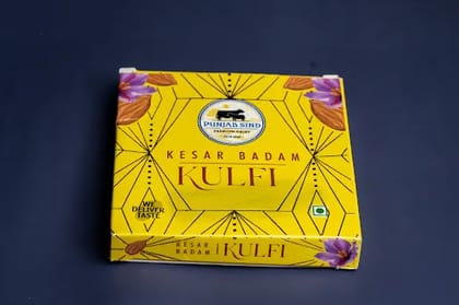 Kesar Badam Slice Kulfi