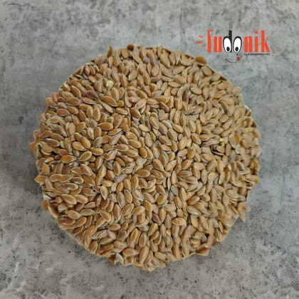 Fudonik Raw Flax Seeds (Alsi/Javas) (250g) | Premium Omega-3 Superfood | High Fiber & Protein