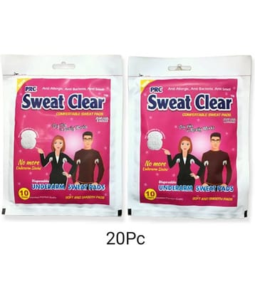 thriftkart Underarm Sweat Pads 20 Intimate Wipes Breathable and Deodorizing