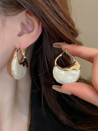 Oyster Glaze Hoops