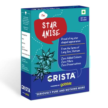CRISTA Star Anise, 50 gm CRISTA Star Anise, 50 gm