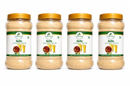 AGRO AURA Masala Sattu Salted Powder Ready to Drink Premix Rich in Protein Aids Digestion Low Glycemic Index Pack of 4