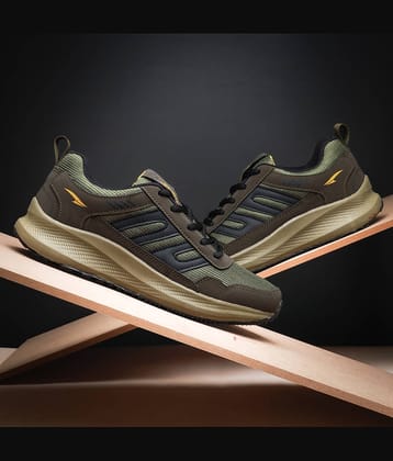 ASIAN BOSS-32 Brown Men's Sports Running Shoes