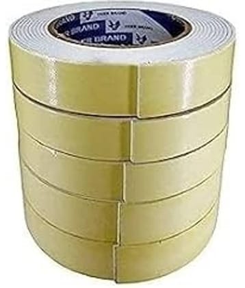 Freedy Yellow Double Sided Foam Tape ( Pack of 3 )