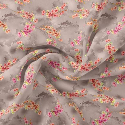Ditsy Cool Summer Pattern Digital Printed Fabric - Pure Muslin