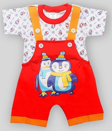 INFANT Pack of 1 Unisex for Baby Cotton Bodysuit ( Multi Color )