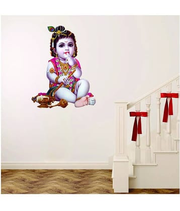 Sticker Studio BAL KRISHNA 5 Religious & Inspirational Sticker ( 45 x 58 cms )