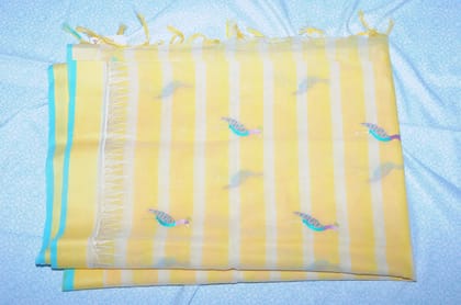 Elegant Yellow Silk Saree