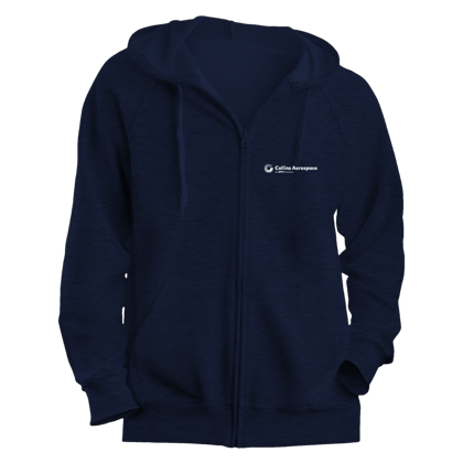 Hoodie with Zip-Black / Small
