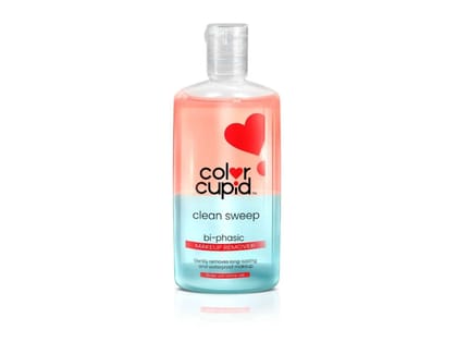 Color Cupid Bi-Phase Makeup Remover, For lips, eyes and face, Removes waterproof makeup, Clean Sweep - 70 ml