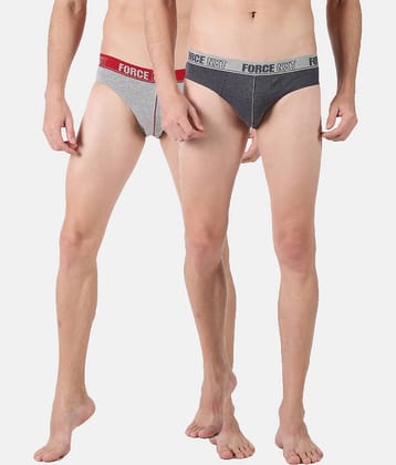 Force NXT Pack of 2 Cotton Briefs For Men's ( Multicolor )