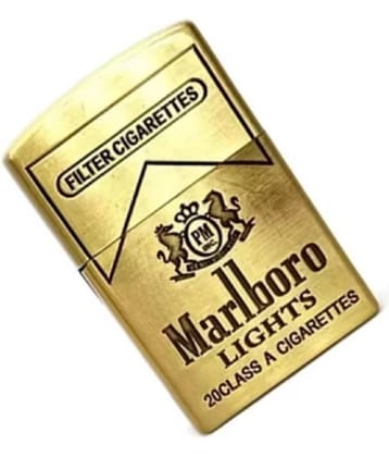 PAAVI Gold Iron Cigarette Lighter ( Pack of 1 )