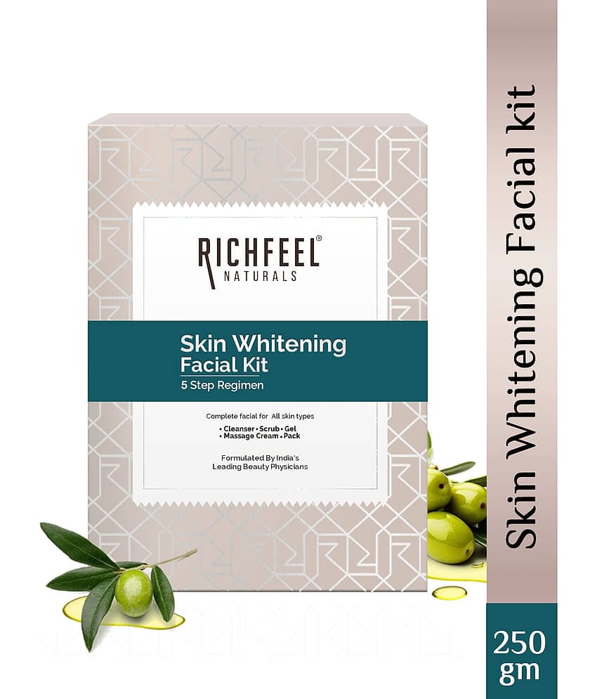 Richfeel Skin Whitening 1 Time Use Facial Kit For All Skin Type Silver 250 ( Pack of 1 )