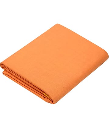 KUNDAN SULZ GWALIOR Orange Cotton Blend Men's Unstitched Shirt Piece ( Pack of 1 )